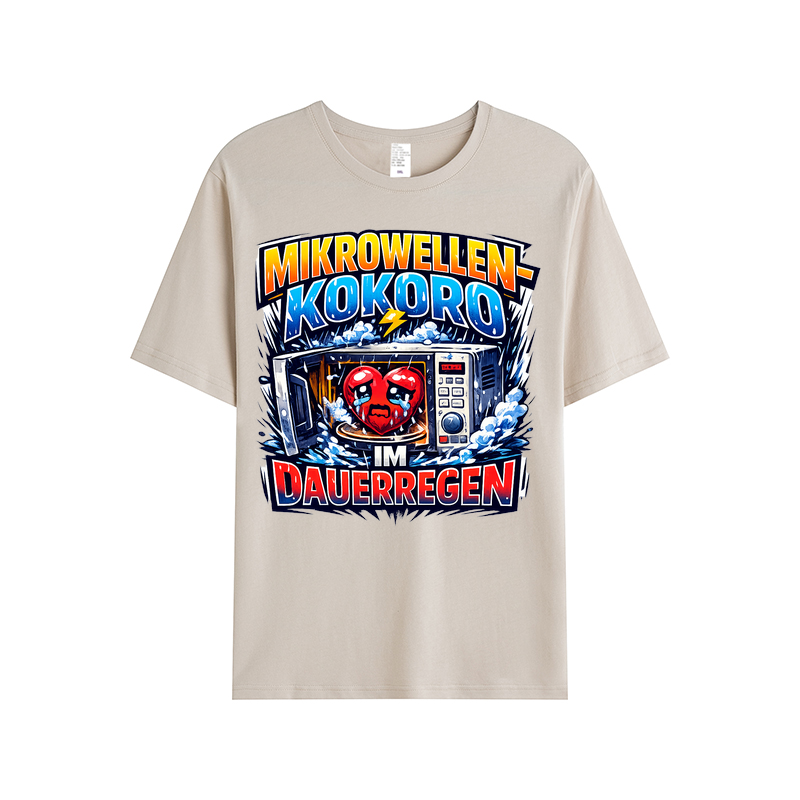 T-Shirt Mikrowellen-Kokoro im Regenflow