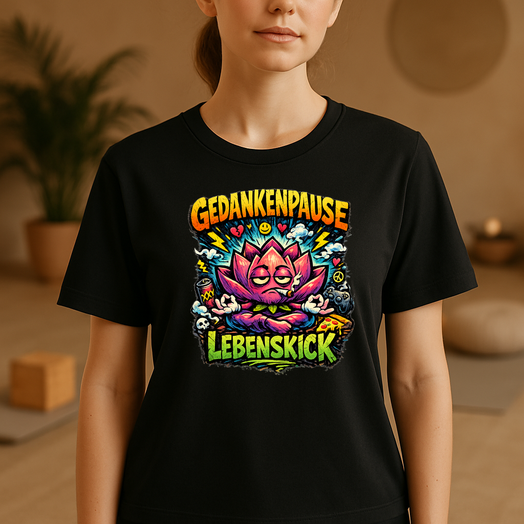 T-Shirt Gedankenpause Lebenskick Flow