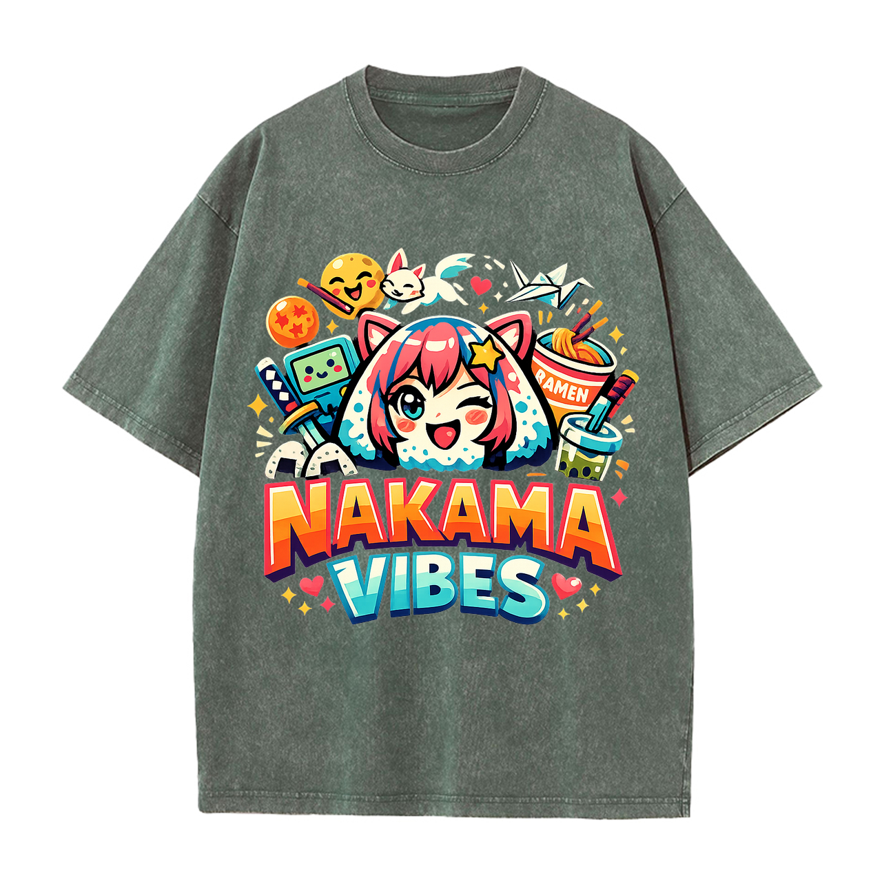 T-Shirt Nakama Vibes – Anime Freundschafts-Style