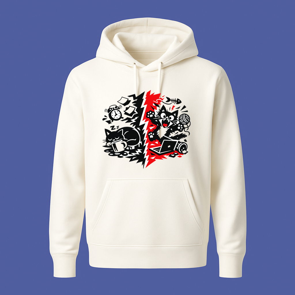 Hoodie Katzenzauber Pfotenliebe