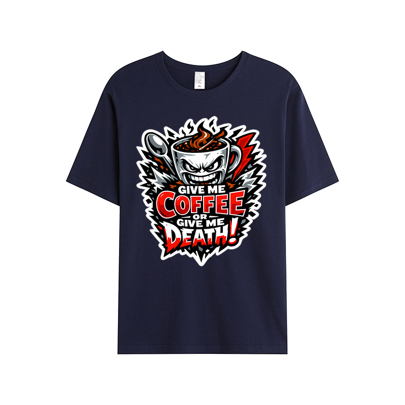 T-Shirt Espresso Riot Emblem: Rebellion für Kaffeekenner
