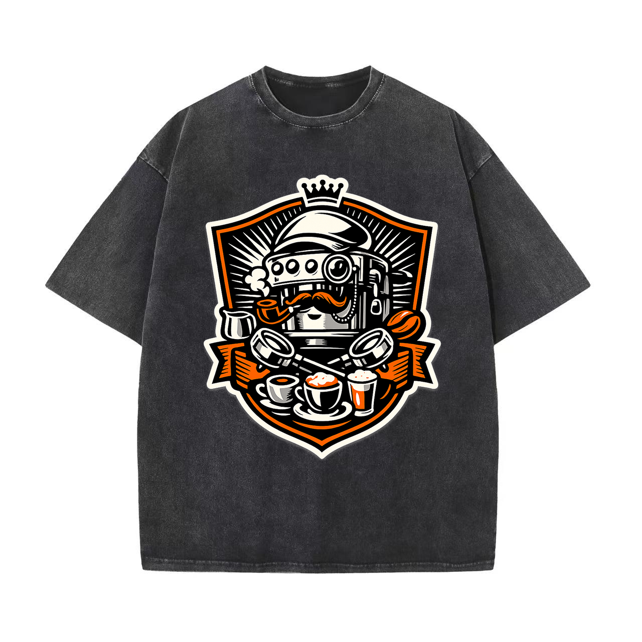 T-shirt Espresso Heraldik Wappen