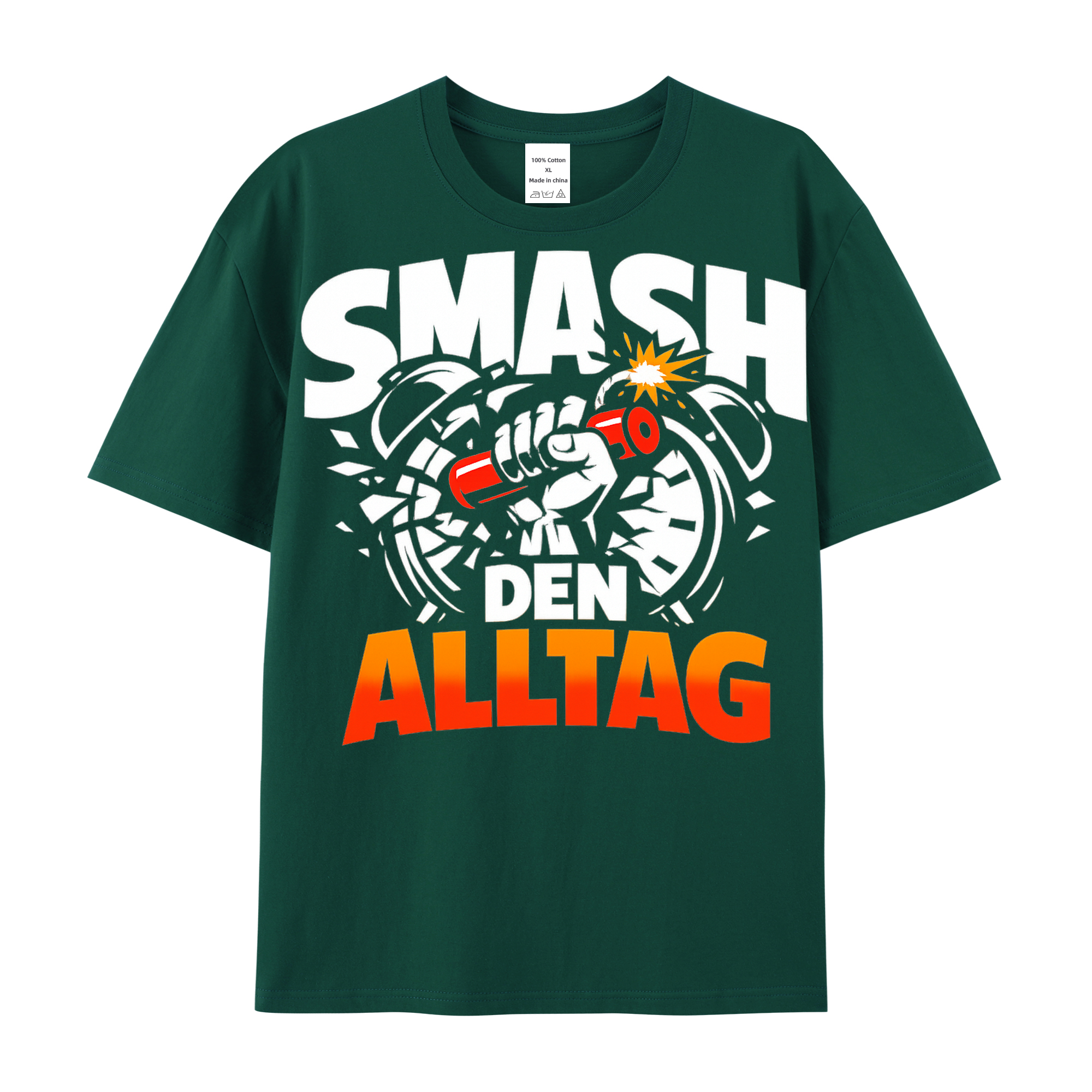 T-shirt Smash-Modus Aktiv: Alltag zerbricht im Licht