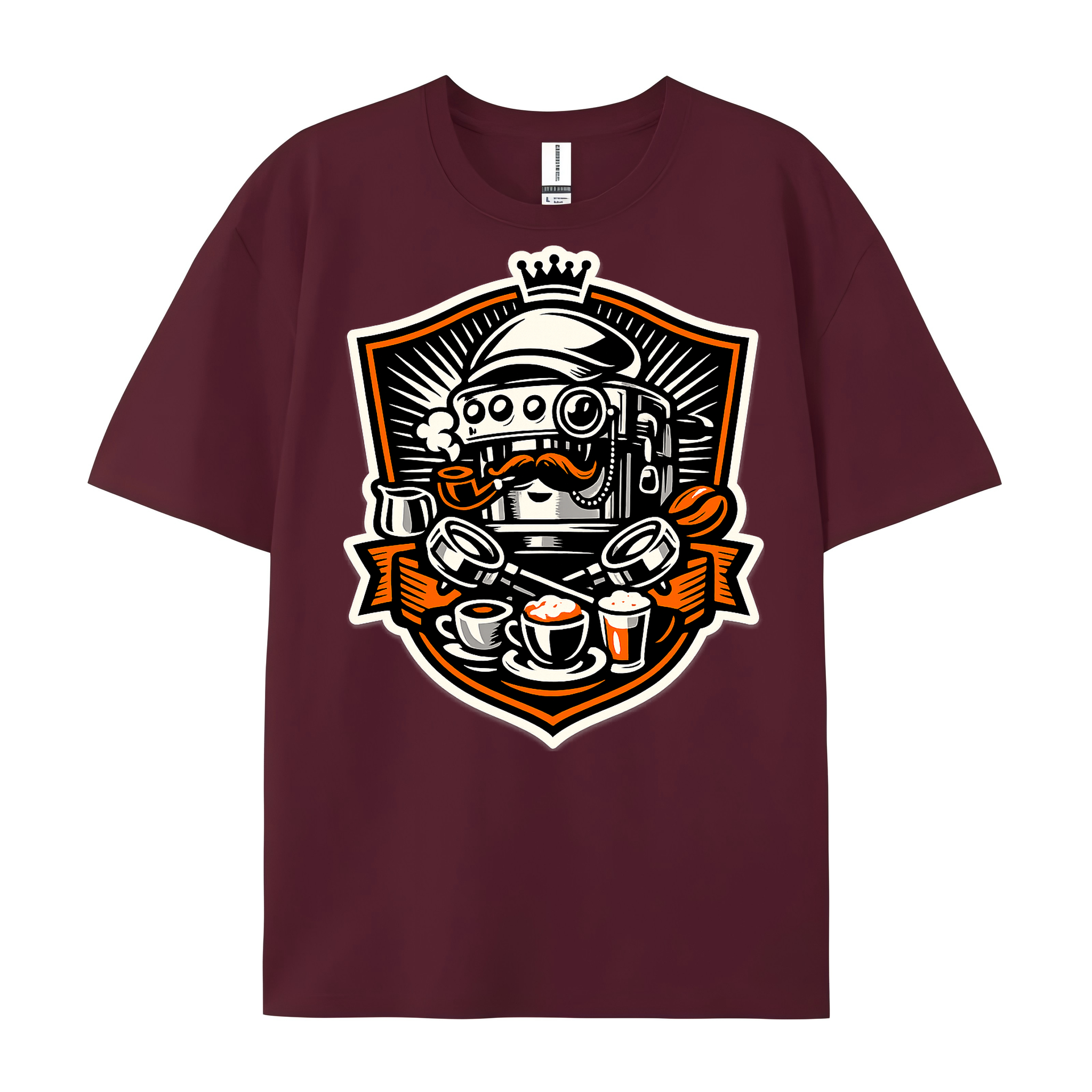 T-shirt Espresso Heraldik Wappen