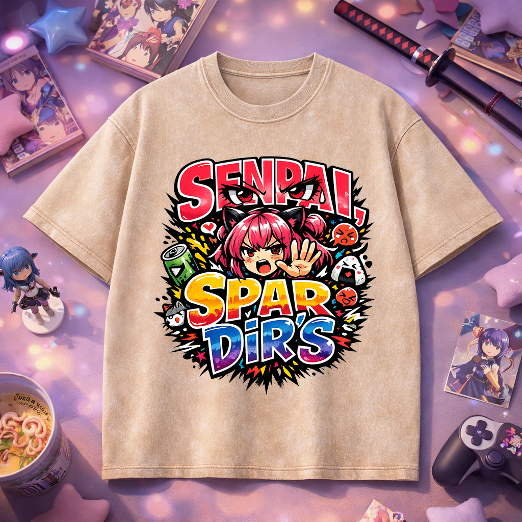 T-Shirt Senpai Sparmodus Anime Vibes