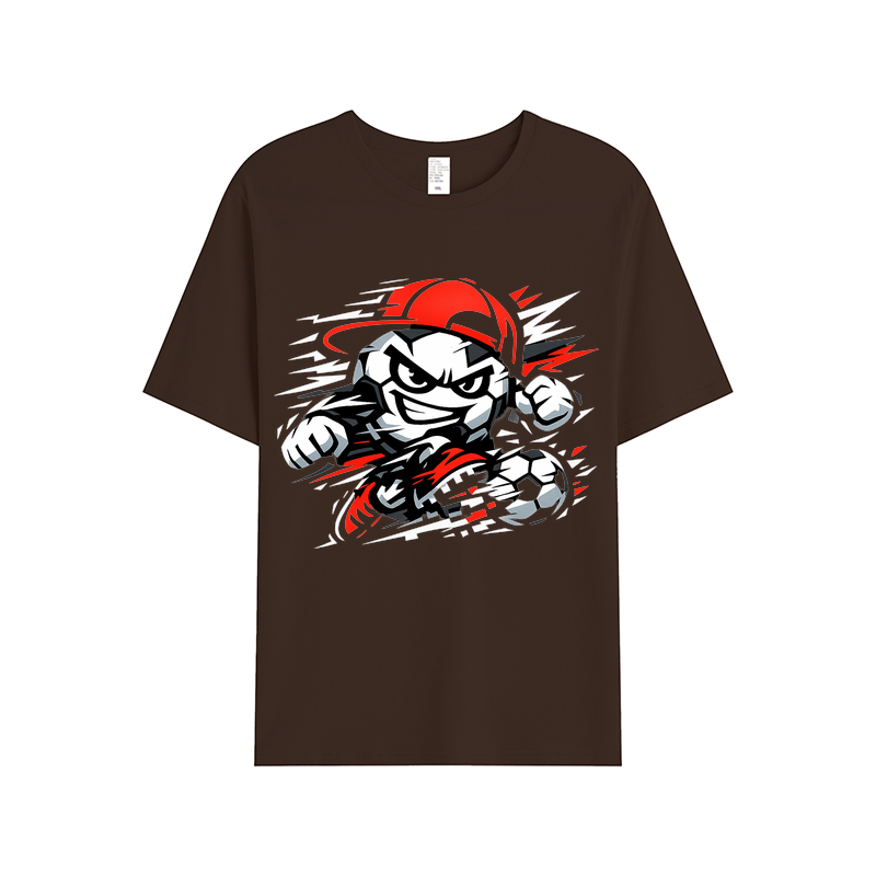 T-shirt Unaufhaltsamer Spielgeist Vektor-Maskottchen