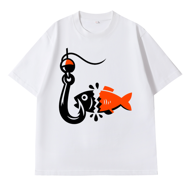 T-Shirt Angelglück am Wasser