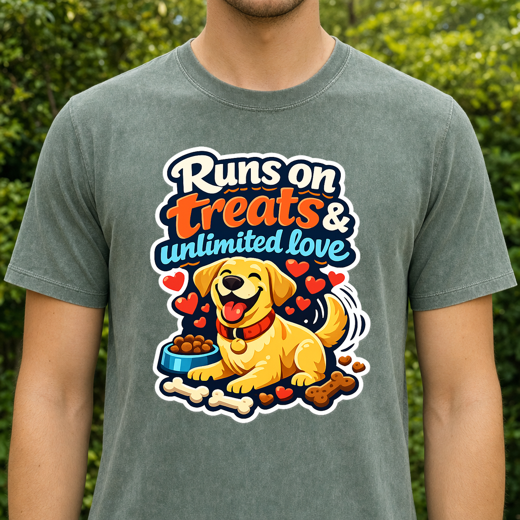 T-shirt Runs on Treats & Unlimited Love