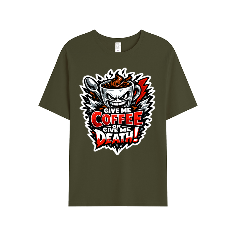 T-Shirt Espresso Riot Emblem: Rebellion für Kaffeekenner