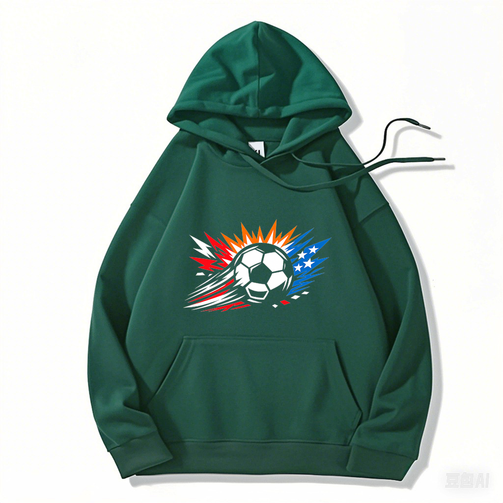 Hoodie Glühender Vektorwirbel