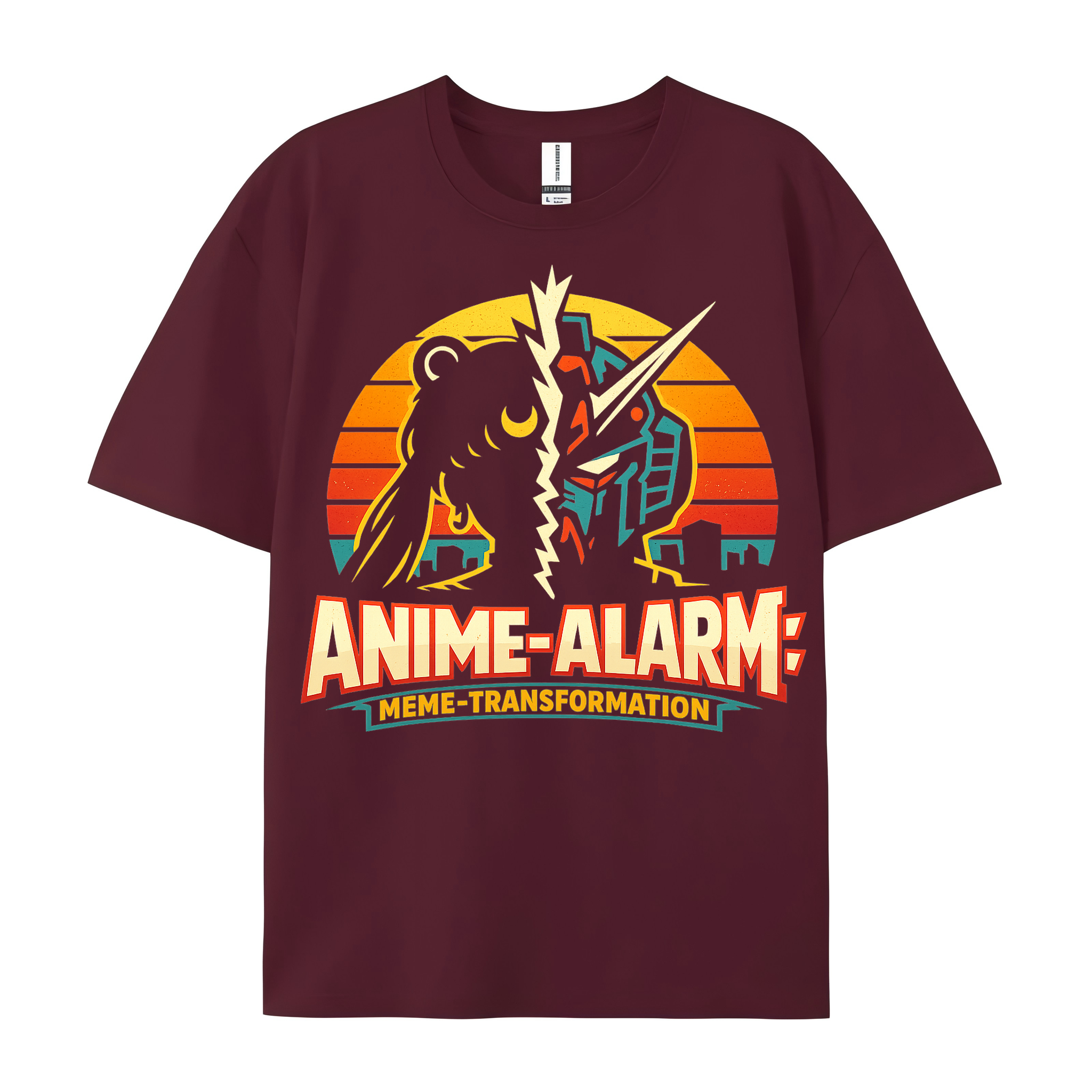 T-Shirt Anime-Alarm: Meme-Transformation