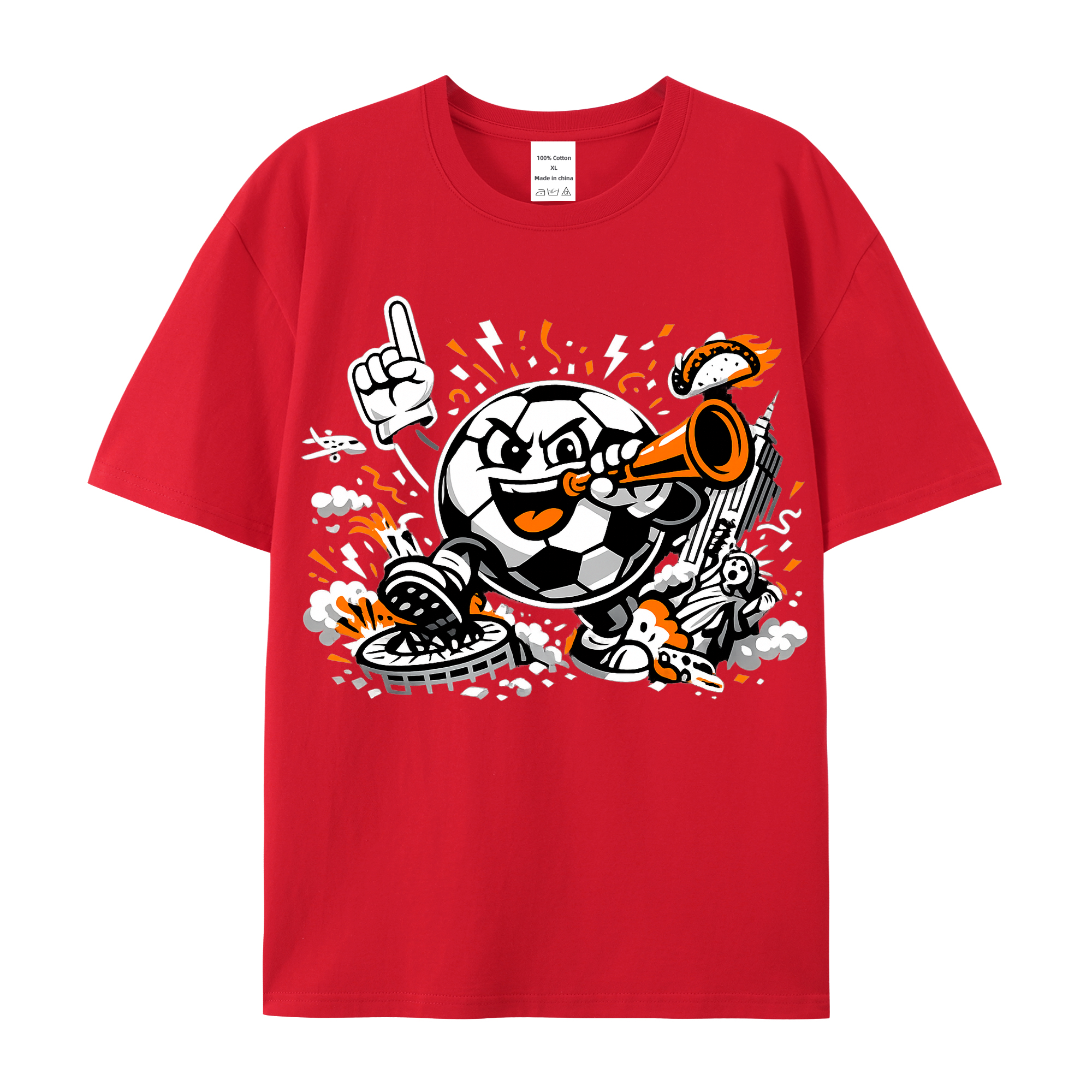 T-shirt Konfettiwirbel Chaos Energie