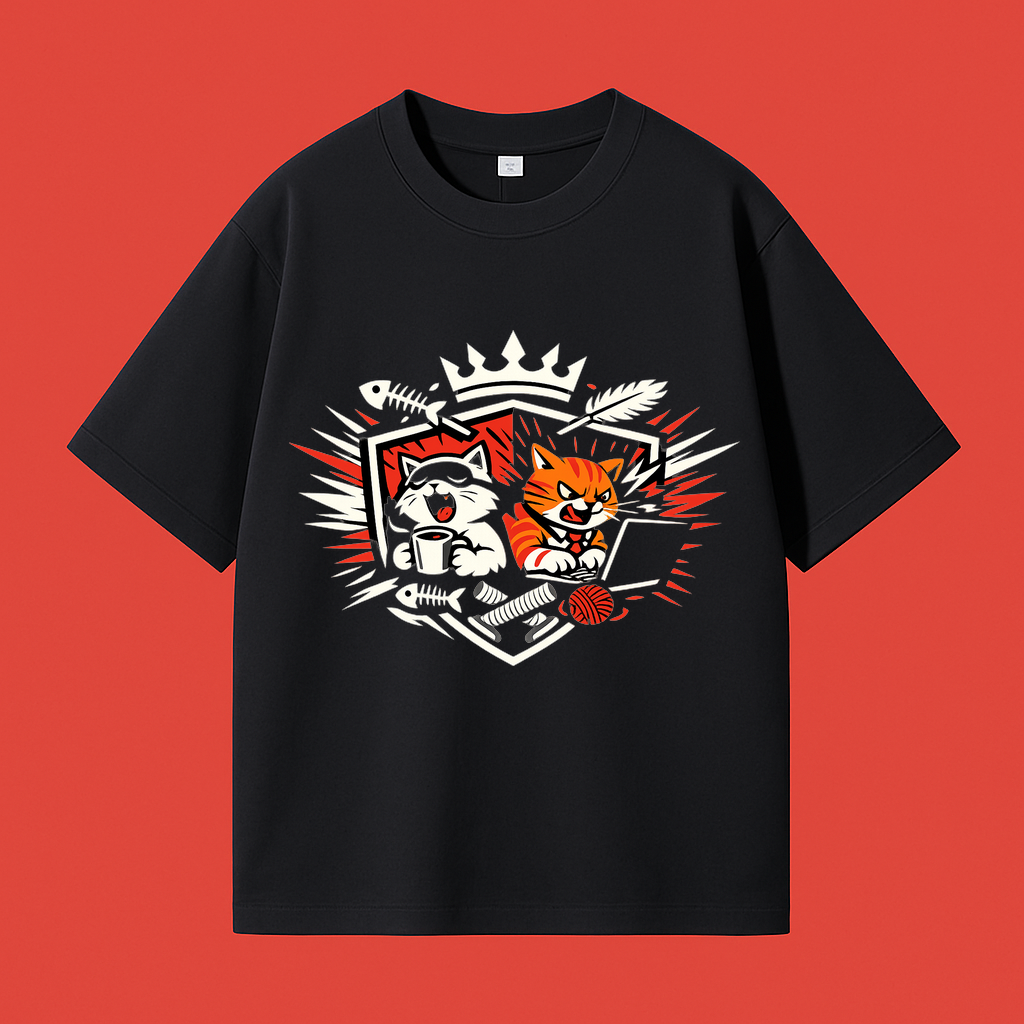 T-Shirt Katzenliebe Pur