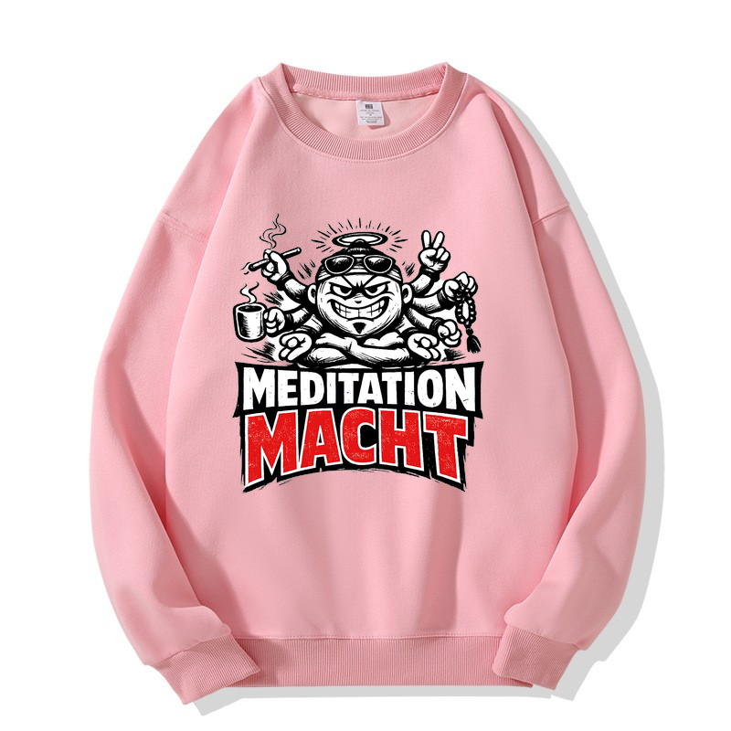 Sweatshirt Meditation Macht — Yoga Yogi Komfort
