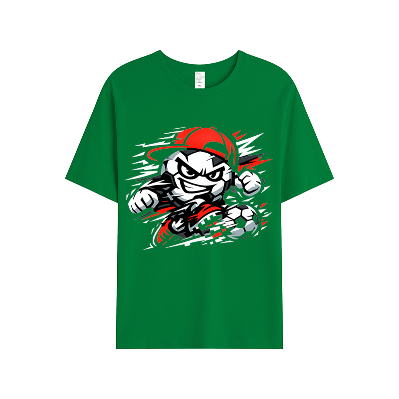 T-shirt Unaufhaltsamer Spielgeist Vektor-Maskottchen