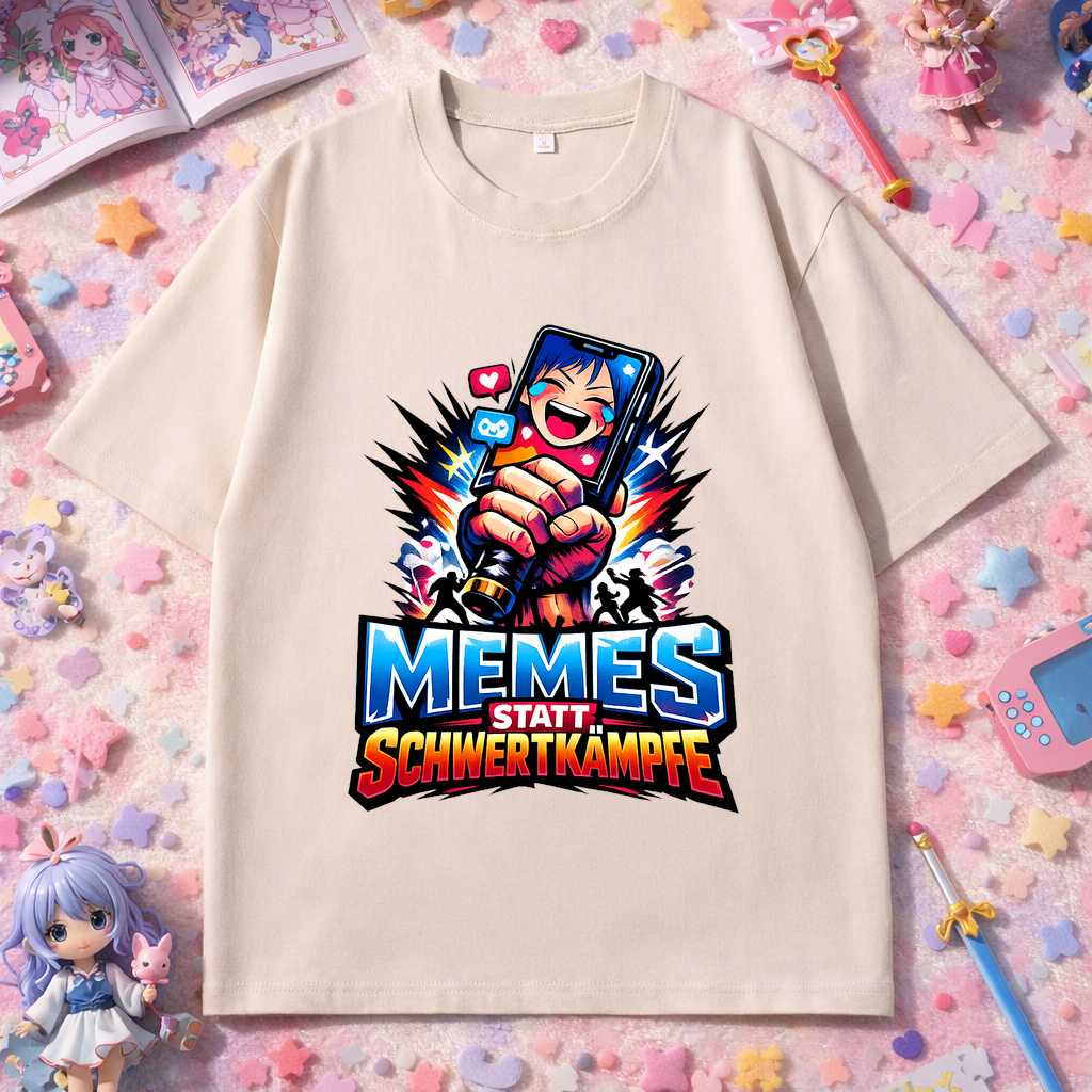 T-Shirt MemeKampf statt Schwertaction
