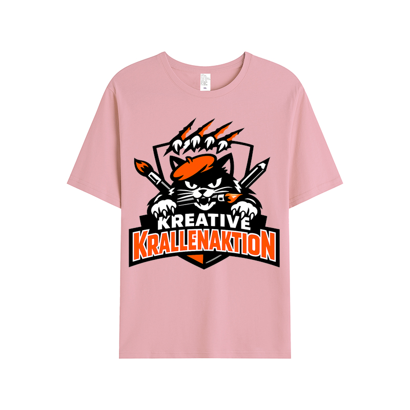 T-Shirt Kreative Krallenaktion Katze
