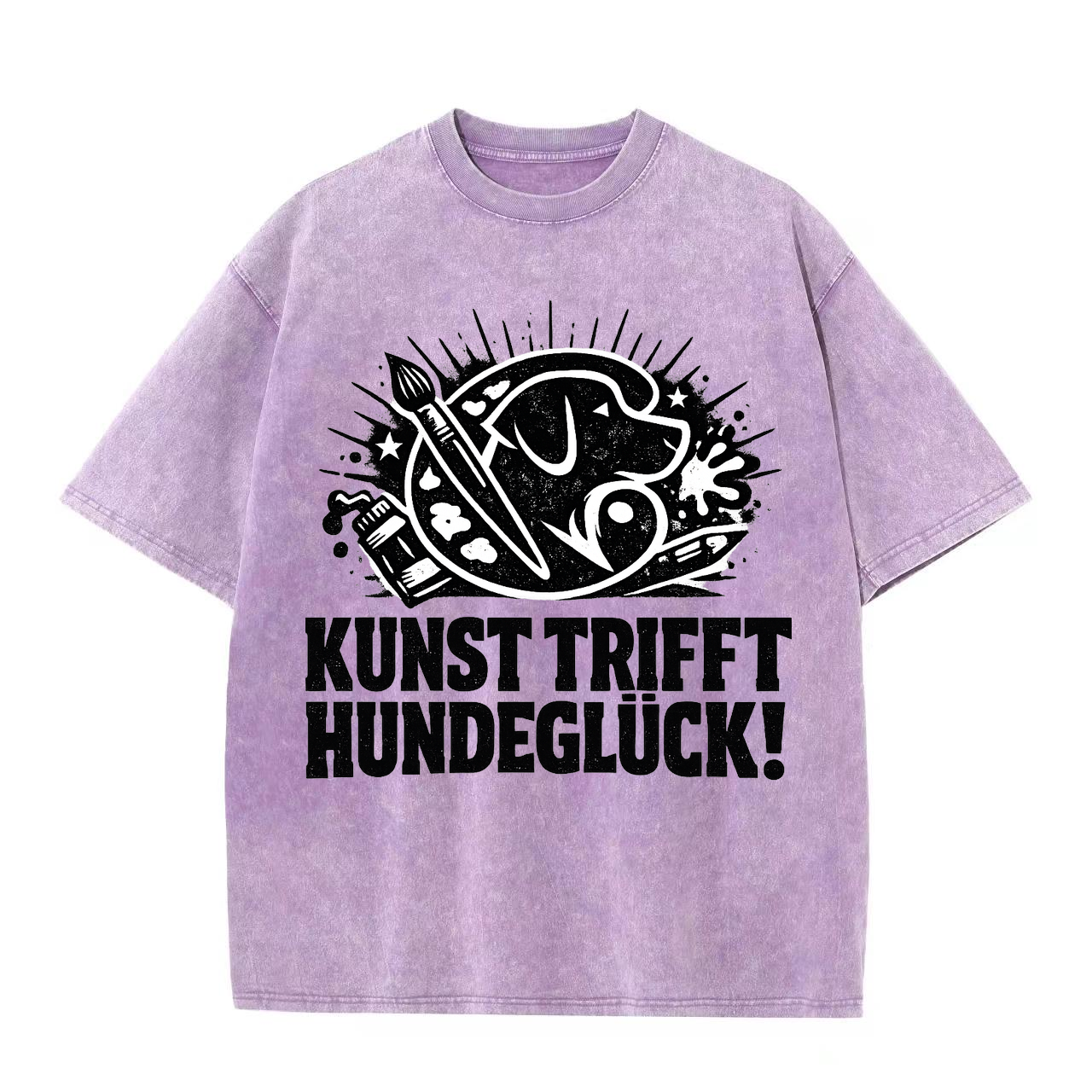 Kunst trifft Hundeglück! t-shirt