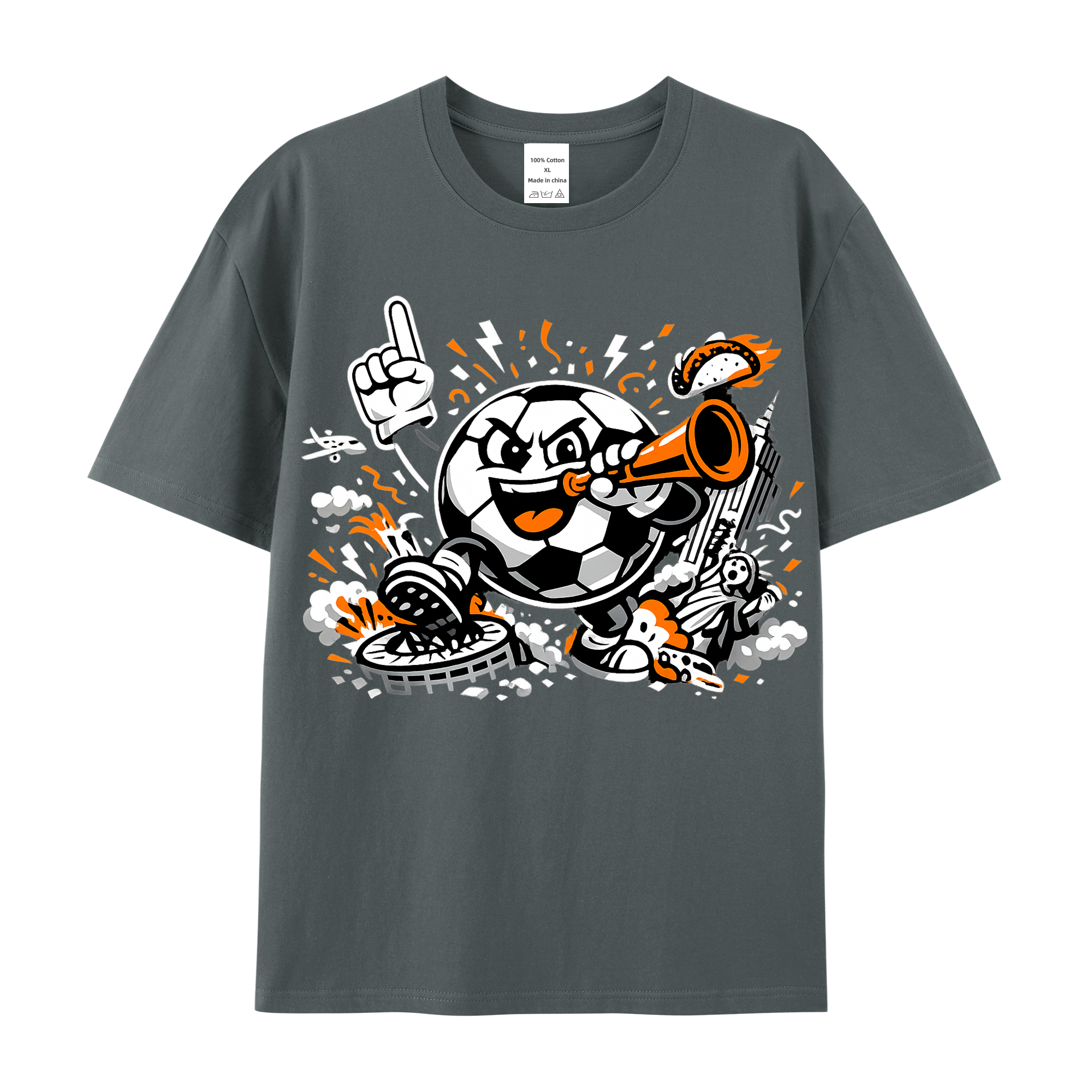 T-shirt Konfettiwirbel Chaos Energie