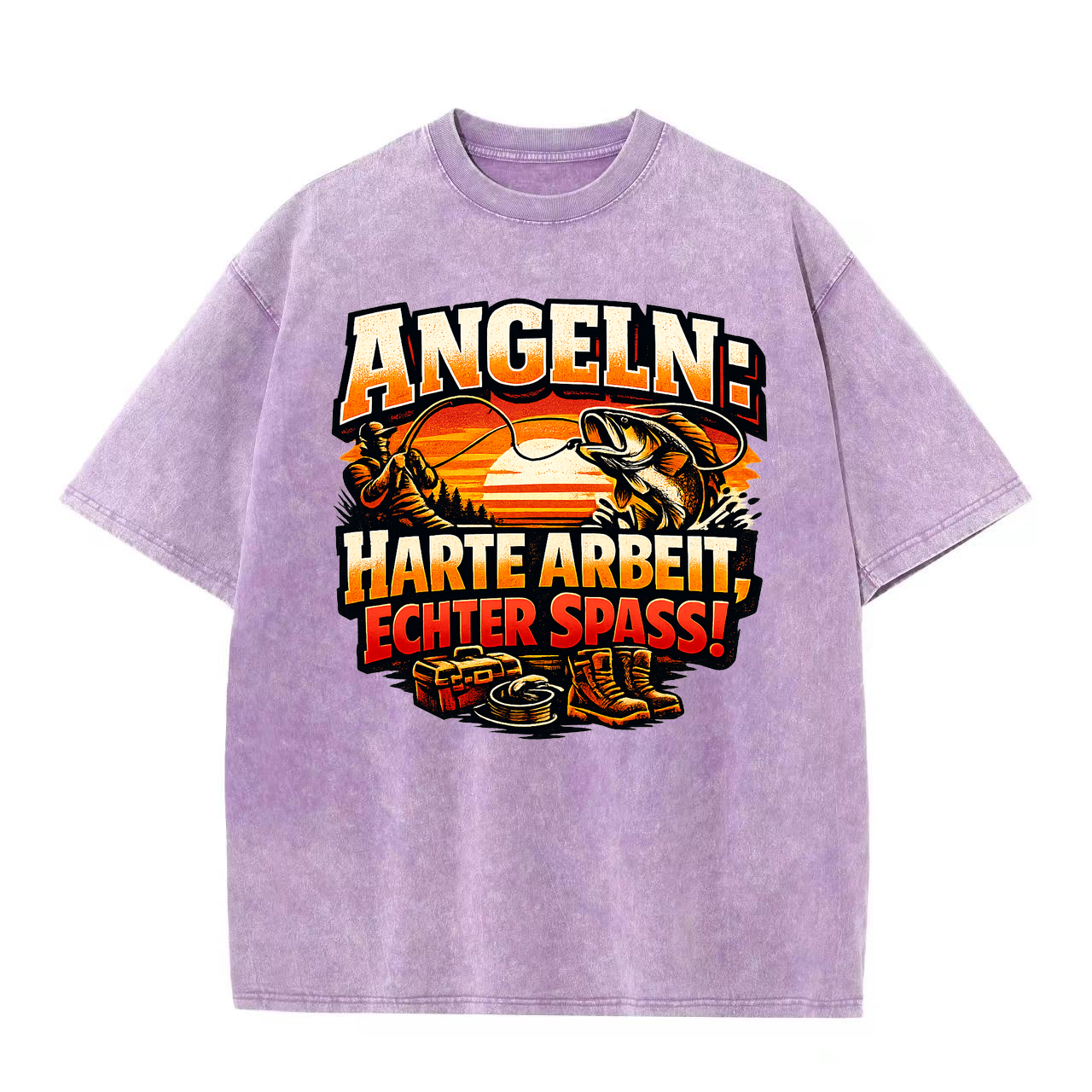 T-Shirt Angelträume: Arbeit & Spaß vereint