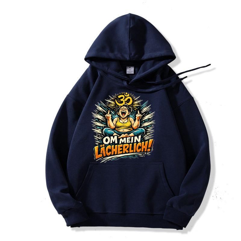Hoodie Om My Laughter - Yoga Spaß & Entspannung Style