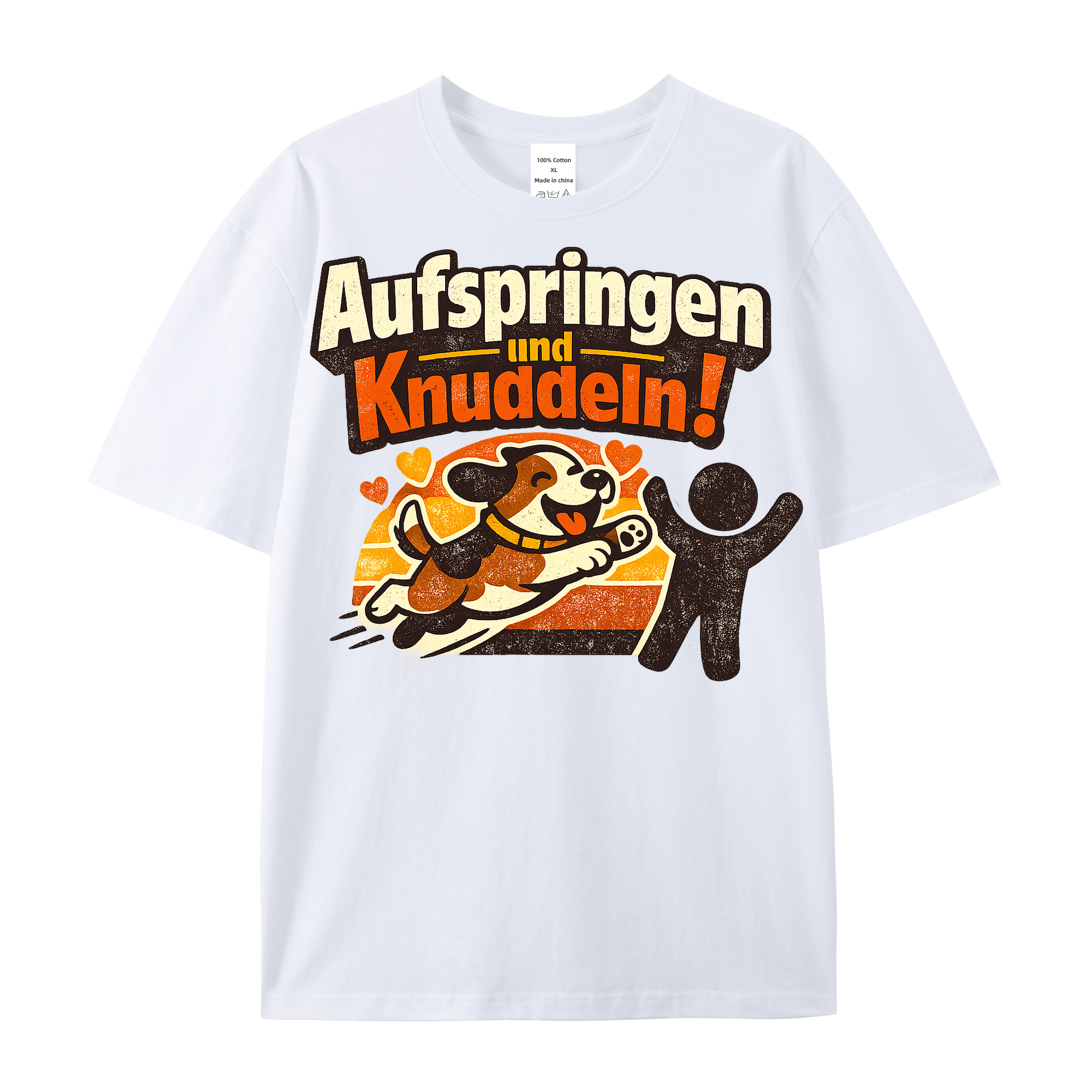 T-Shirt Kuschelzeit für Hundefreunde