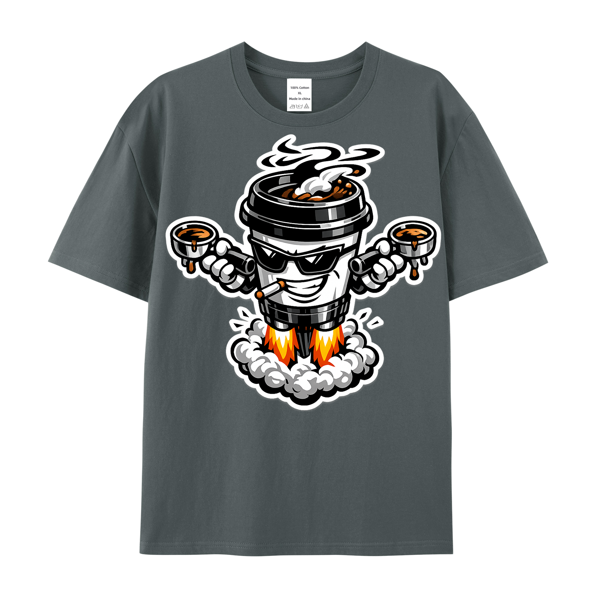T-shirt Velvet Steam Clash Kaffeegenuss
