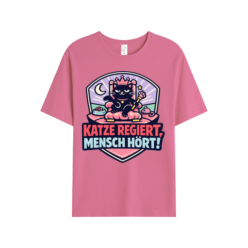 Katze regiert, Mensch hört! t-shirt