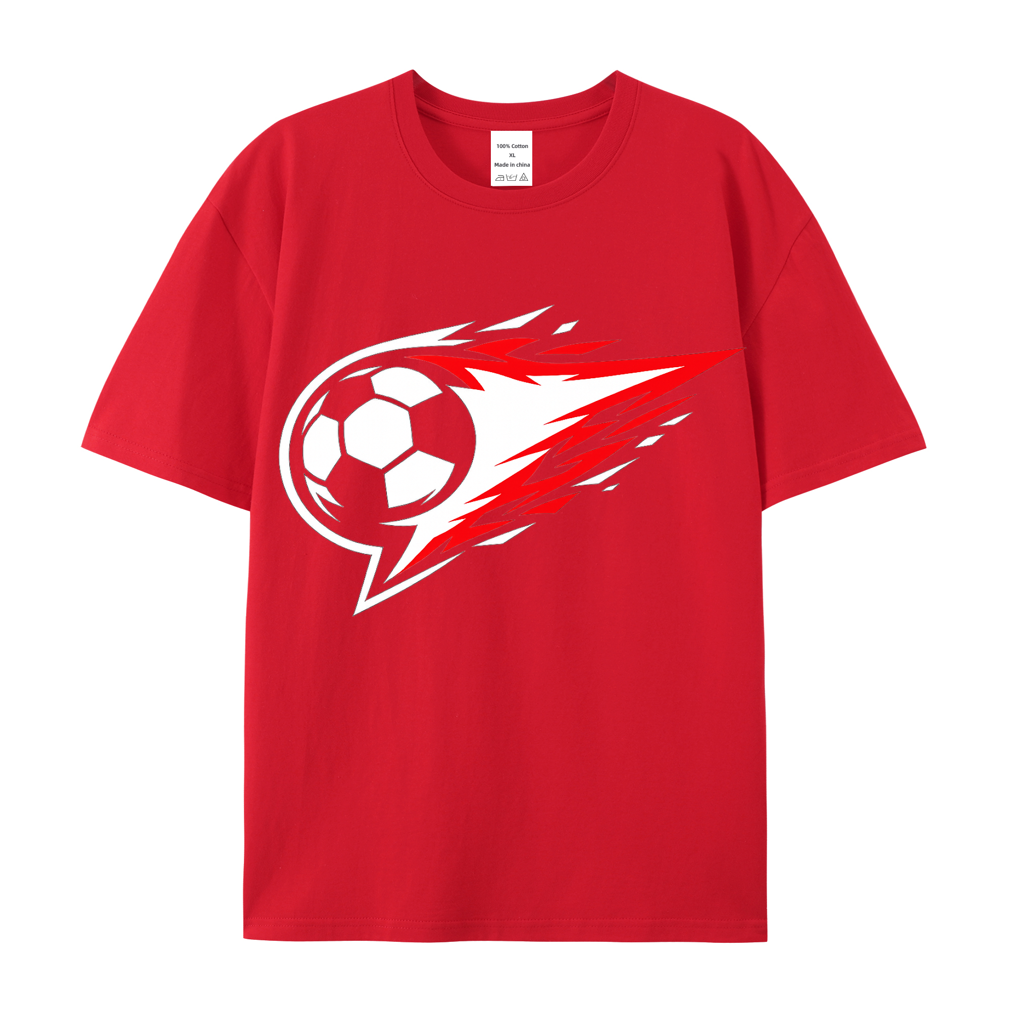 T-shirt Unaufhaltsames Flammenwappen Heldensymbol