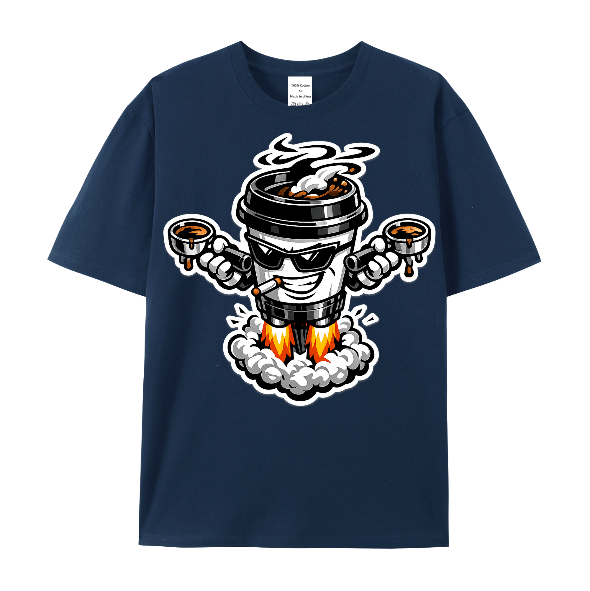 T-shirt Velvet Steam Clash Kaffeegenuss