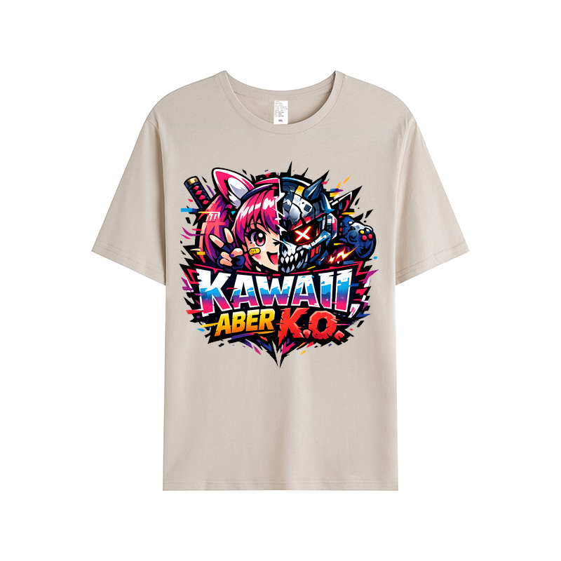 T-Shirt Kawaii K.o. Anime Vibes