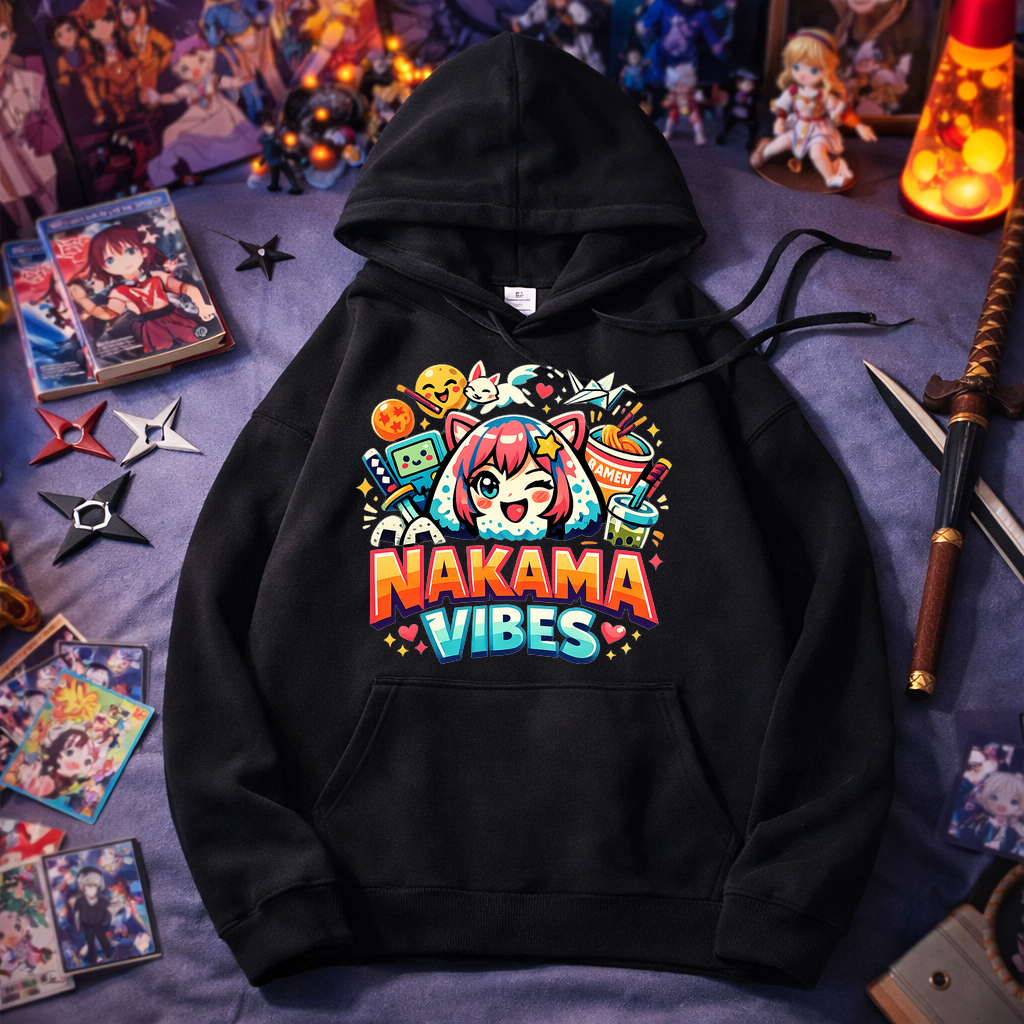 Hoodie Nakama Vibes – Anime Freundschafts-Style