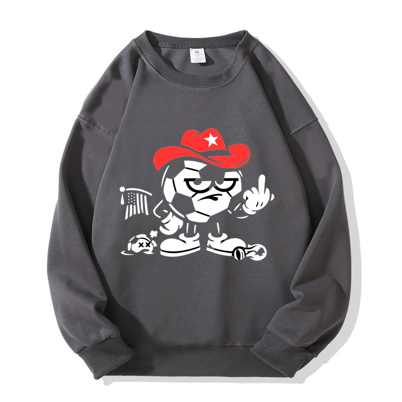 Sweatshirt Weltmeister-Warnsignal im Maskenblick