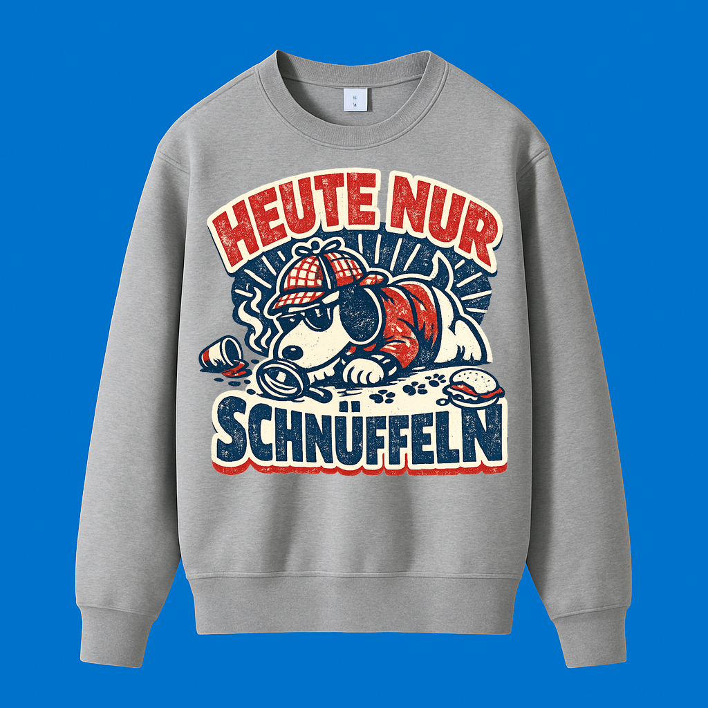 Sweatshirt Schnüffelmodus Heute