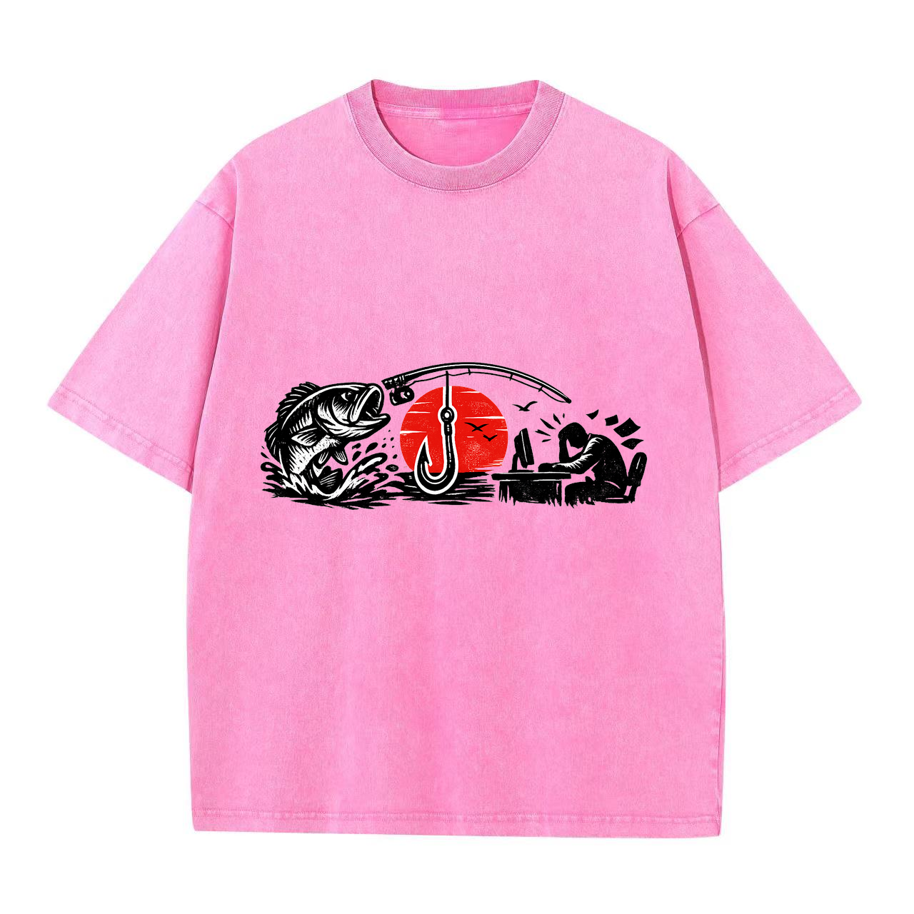 T-Shirt Angelträume in Blau