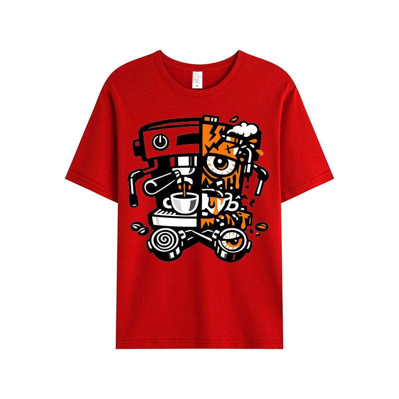 T-shirt Espresso Overthinker – Kaffee mit Gedanken