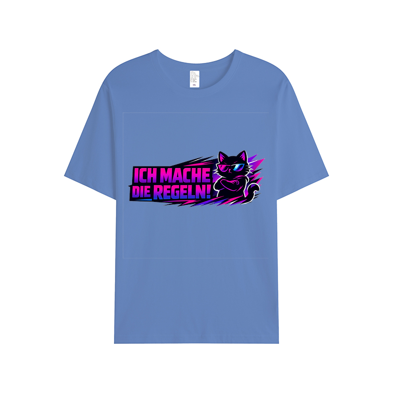 T-Shirt Katzenkönig: Ich mache die Regeln!