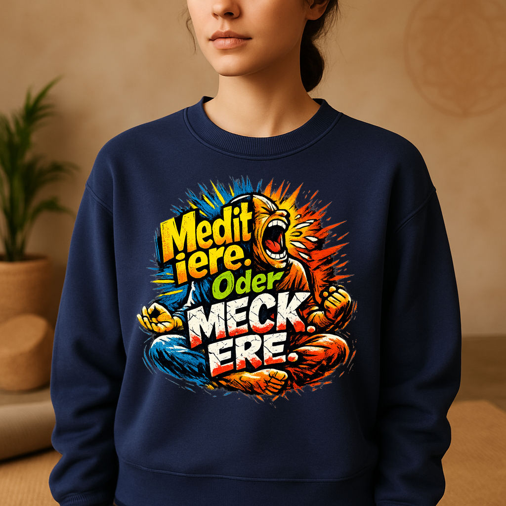 Sweatshirt MeditierMecker Meisterschaft