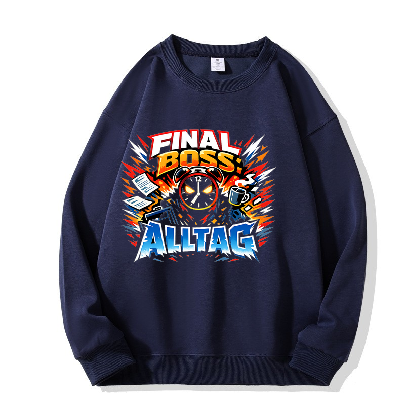 Sweatshirt Final Boss Alltag Mode