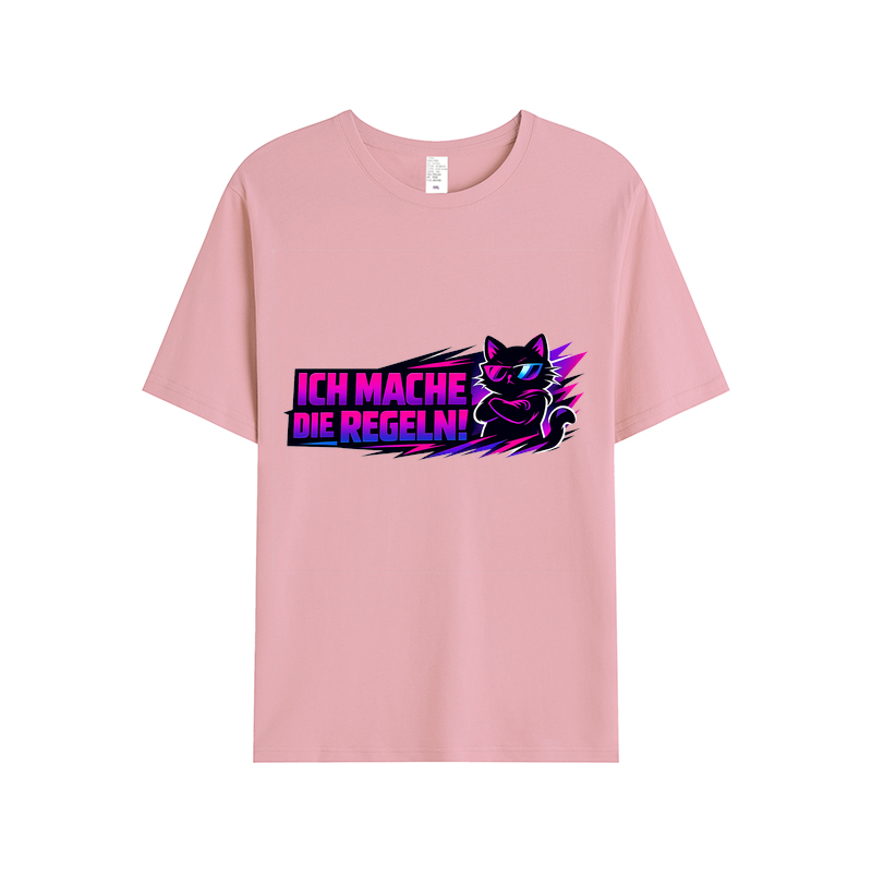 T-Shirt Katzenkönig: Ich mache die Regeln!
