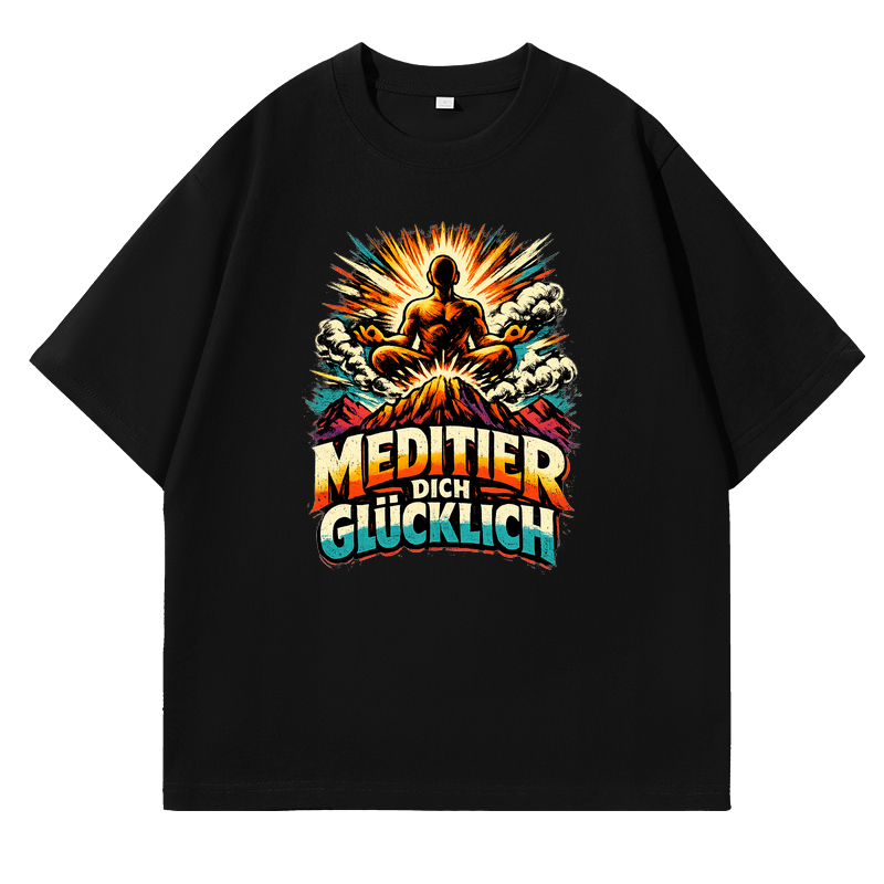 T-Shirt Glücksmeditation Yoga Spirit