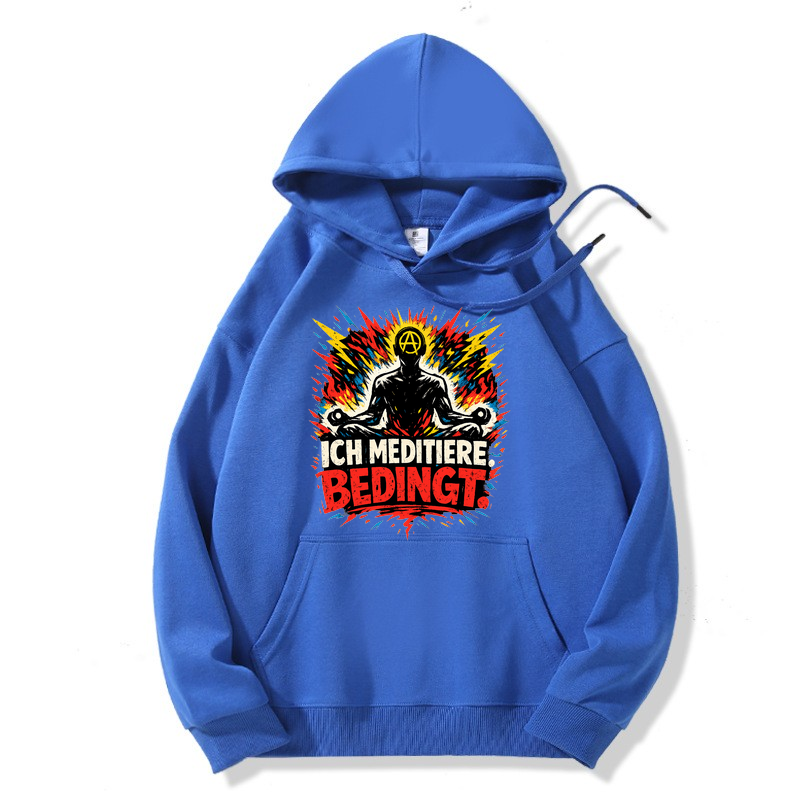 Hoodie Meditationsmood – Ich meditiere. Bedingt.