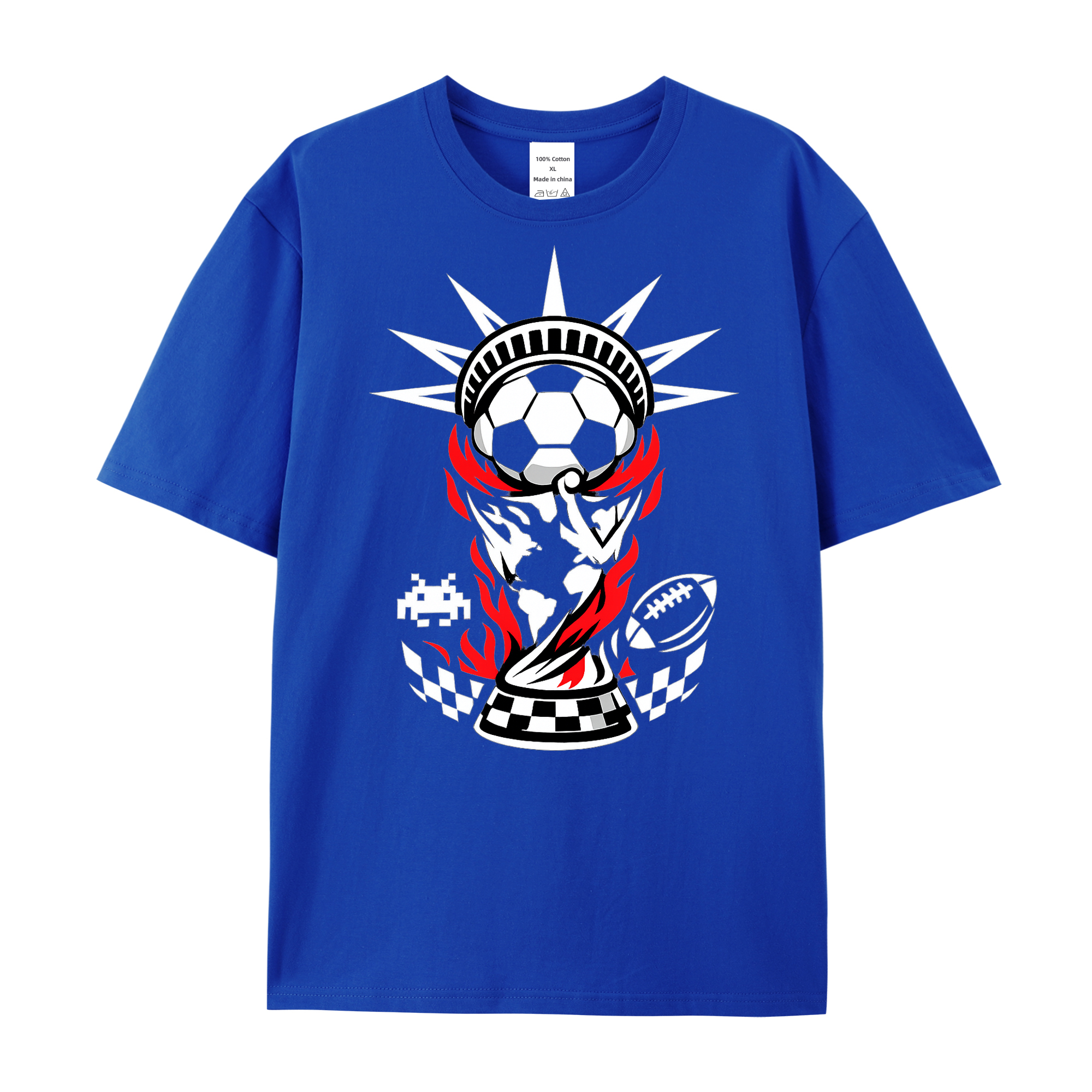 T-shirt Fusion der Champions im Sturm der Sterne