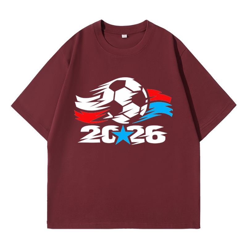 T-shirt Glänzendes Riesensymbol der WM 2026 Ikone