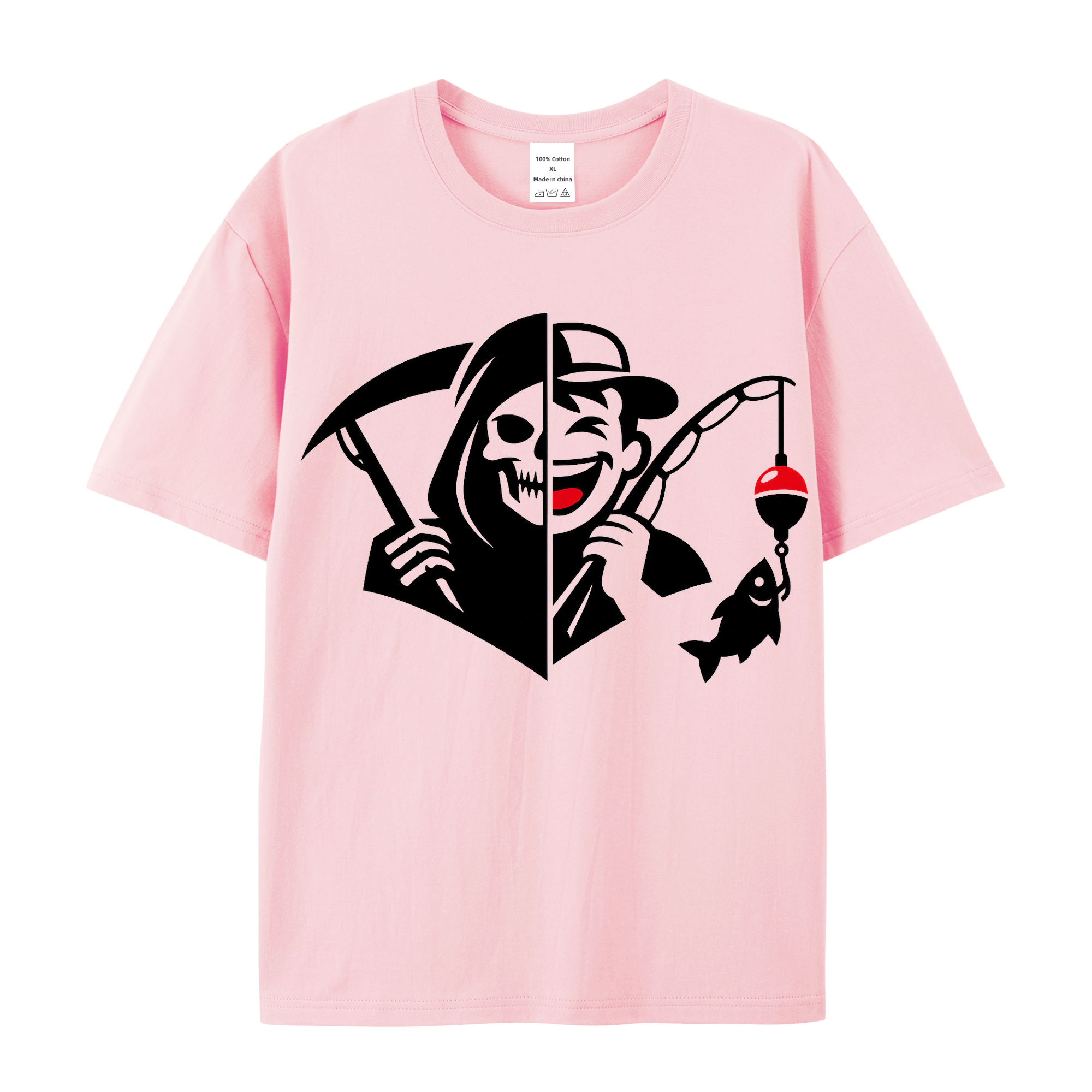 t-shirt Angelglück am Wasser