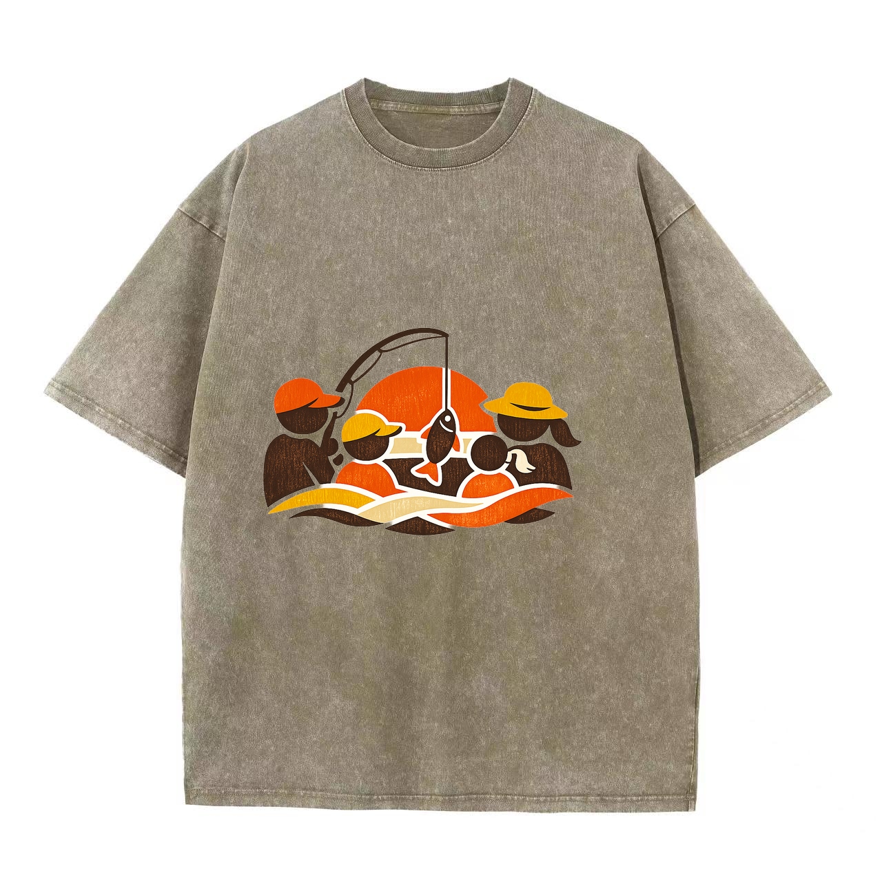 T-Shirt Anglerherz Abenteuer