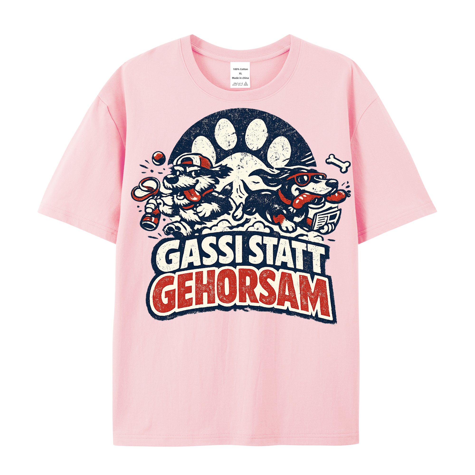 T-Shirt Gassi statt Gehorsam Vibes