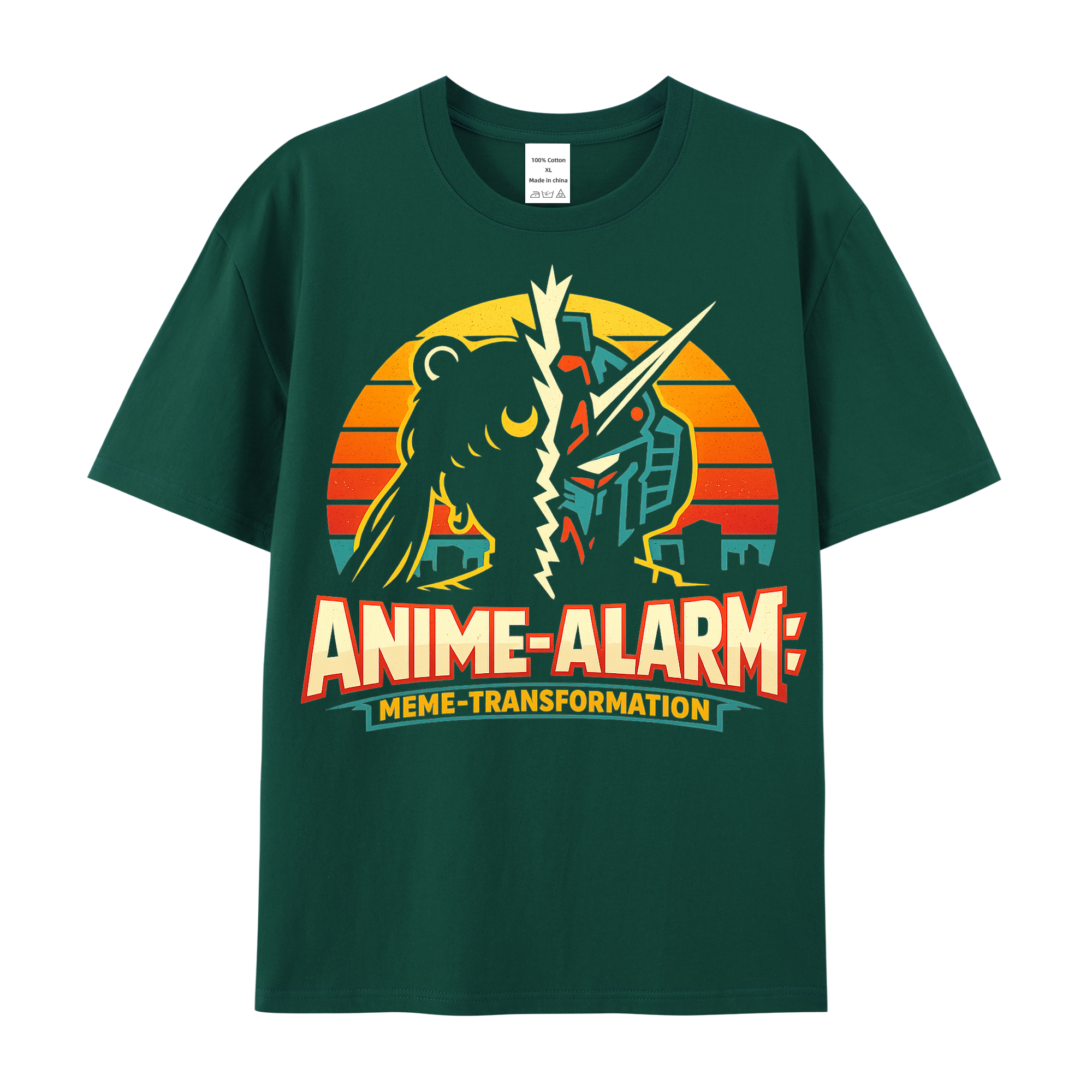 T-Shirt Anime-Alarm: Meme-Transformation