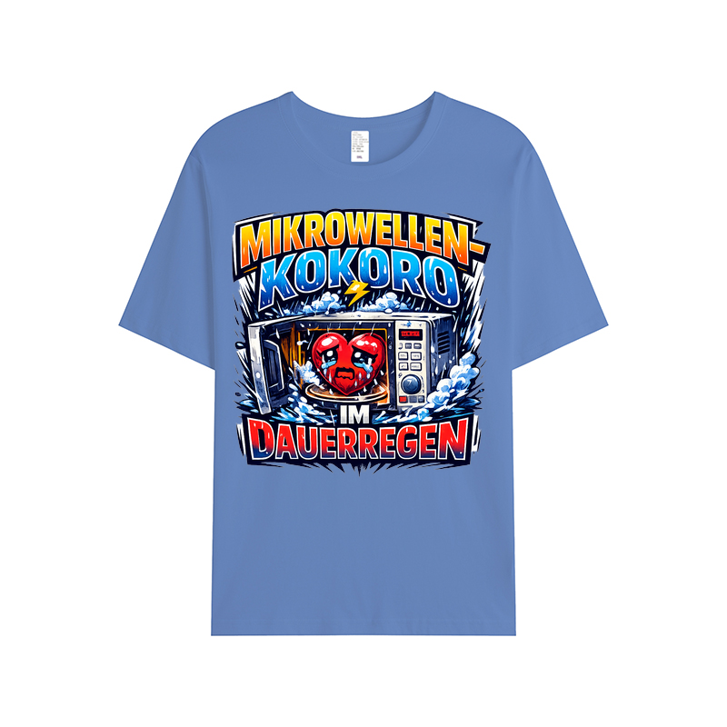 T-Shirt Mikrowellen-Kokoro im Regenflow