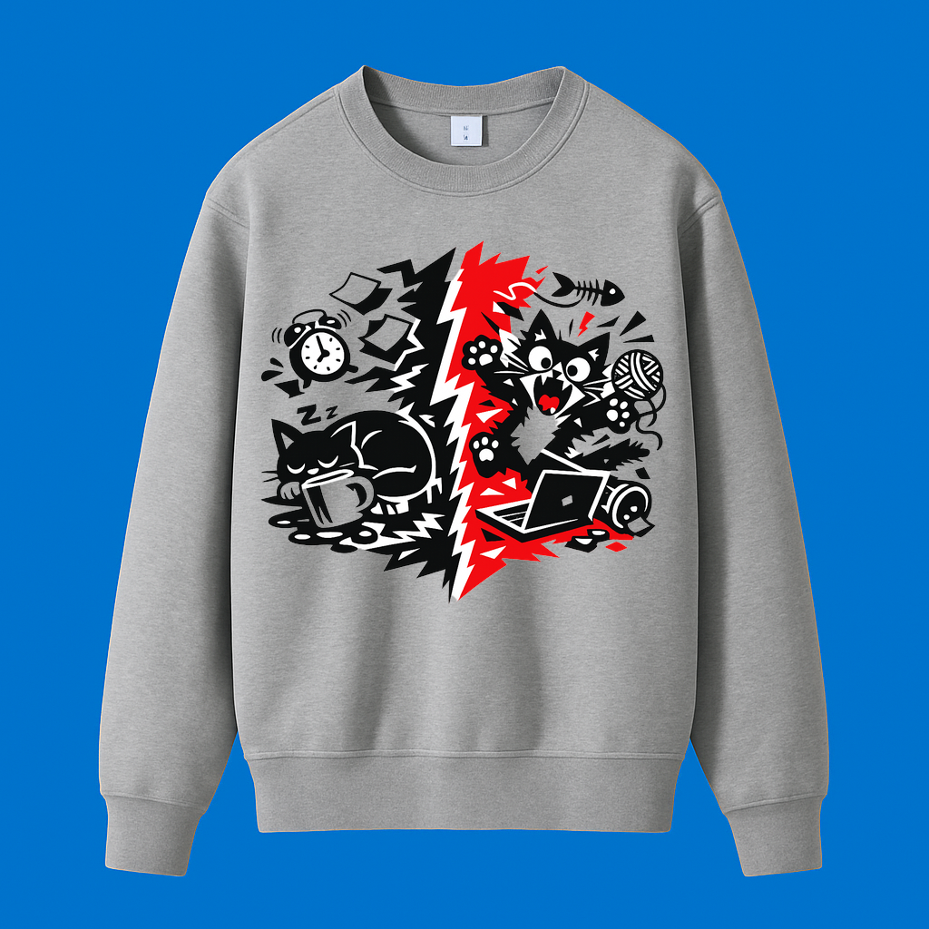 Sweatshirt Katzenzauber